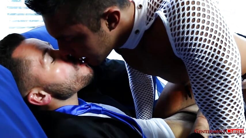 GentlemensCloset Seth Santoro Takes Valentins Foot and Rides His Big Uncut Cock