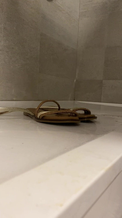 My stepsister's shoes are there to use