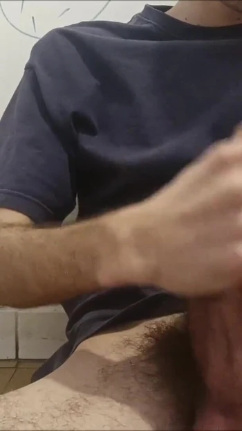 Memorable moment from "Guy with BIG DICK JERKS OFF"