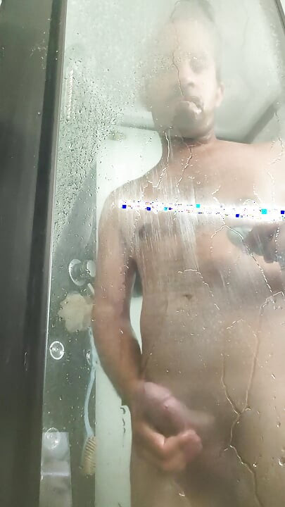 Me bathing
