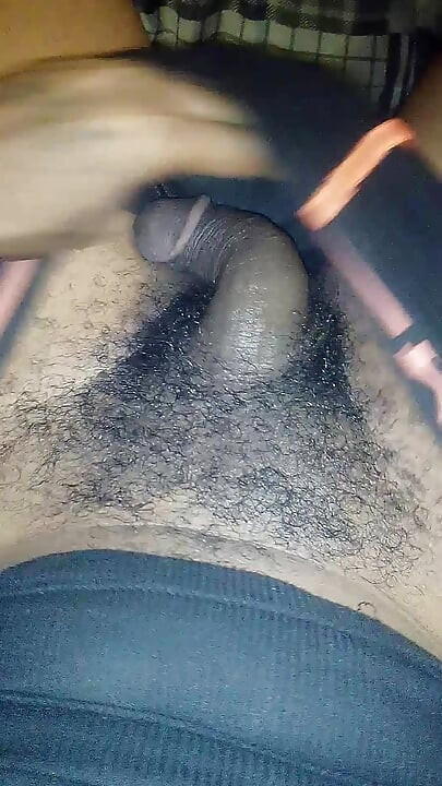 Horny Big Black Fat Cock BBC Masturbation