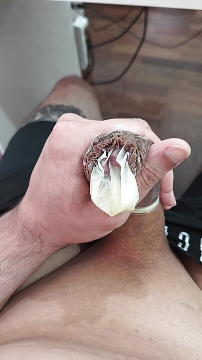 SEMEN IN THE CONDOM, DRINK THIS MILK?