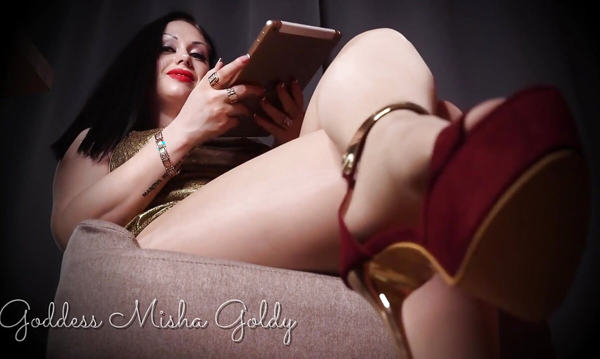 You belong at my feet, it is your only place in life! Nothing but a high heels licking wallet!