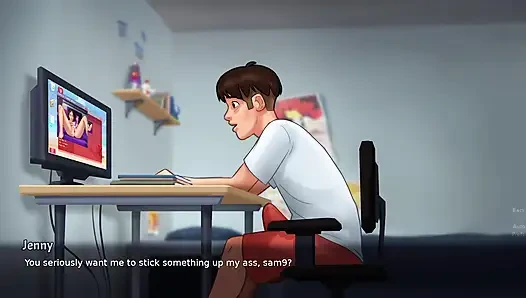 Jenny membuat video kamera (kisah musim panas)