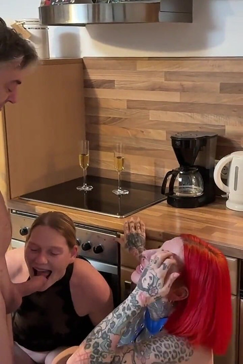 Two MILFs Fucked Hard Instead of Doing Housework