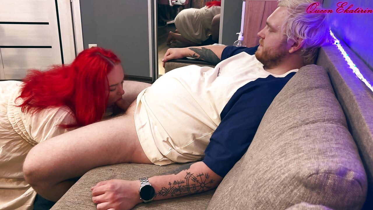 My wife caught me jerking off. She doesn't like it when she doesn't serve my dick.