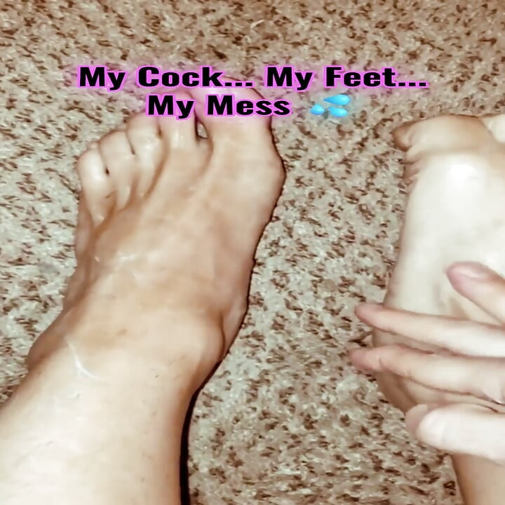Creamed My Ankles Just for You - Foot Cum JOI, Edging, Moaning, Self-worship