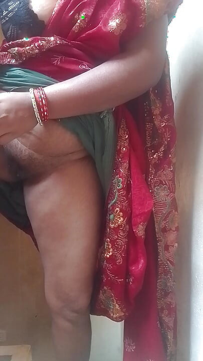 Sexy sister-in-law cooling the heat of her with cucumber