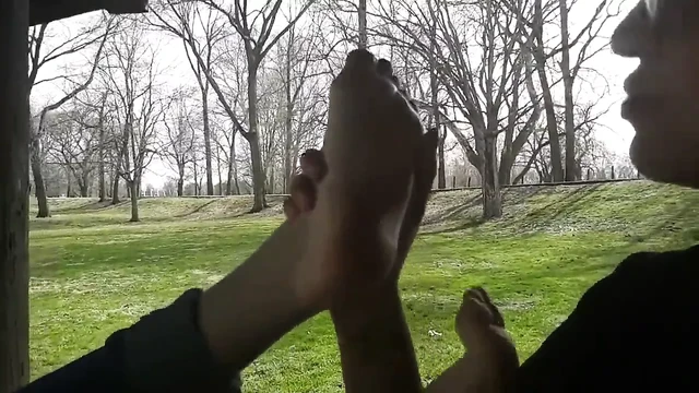 First time amateur foot worship