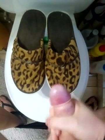 Cum on my girlfriend shoes 16#