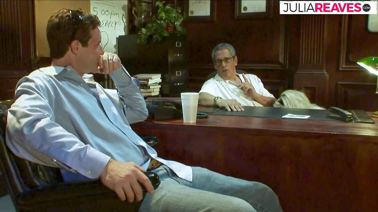 Blonde gags on a massive cock then gets fucked to a mouth cumshot