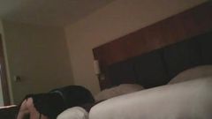 mature wife meets her boyfriend at our hotel and fucks him