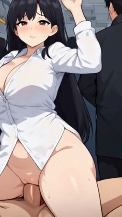 Anime public bus threesome sex ( AI generated ) | Clip 3