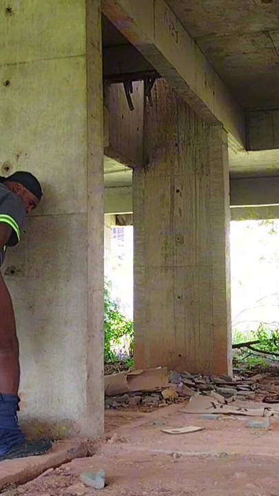 In construction playing with my big ass | Clip 1