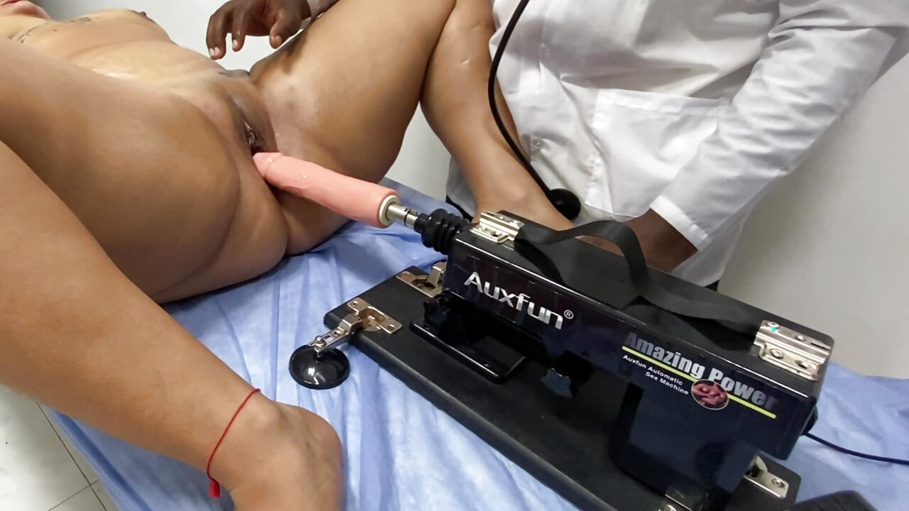 Doctor gives his patient a deep check-up CULONA