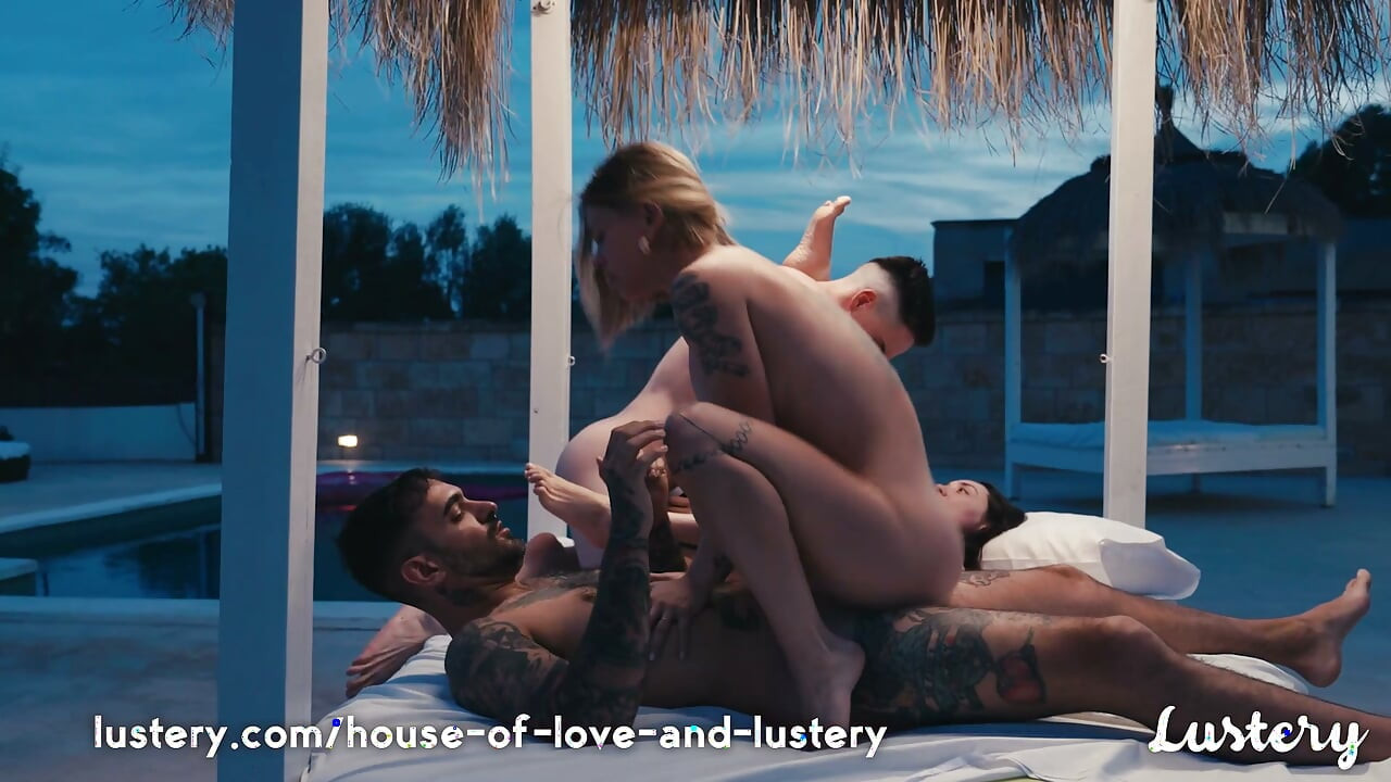 House of Lustery Ep1 of 5 FFMM Wife Swap (full scene)