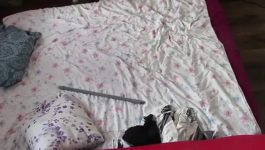 Vorspiel Im Schlafzimmer Mit Einem Amateur-paar.