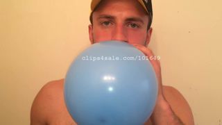 Ballonfetisj - Chris ballonnen video 1