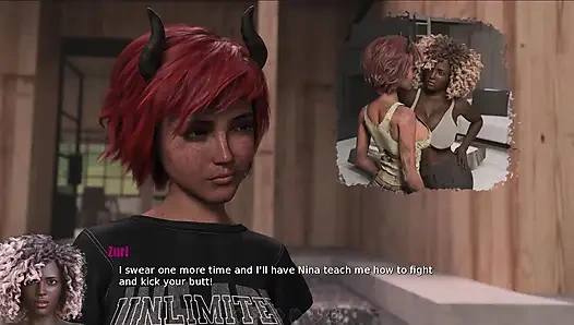 Dipuasin sama iblis #18 - permainan seks animasi - seks luar ruangan sama tante rambut merah!