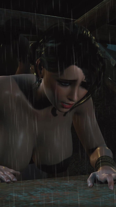 Sexy desi widow Meena fucked by her neighbor in the rain | Clip 3