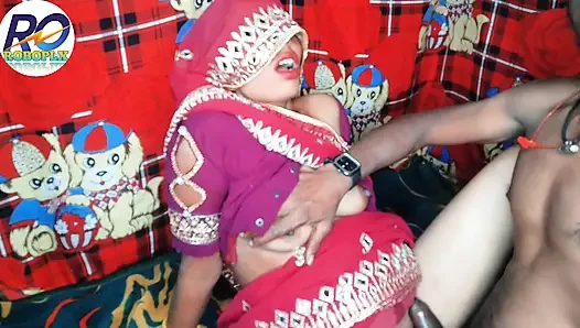 Sex with stepmother's younger sister, lifting the red saree and secretly going to the village for a wedding with the stepson, full video