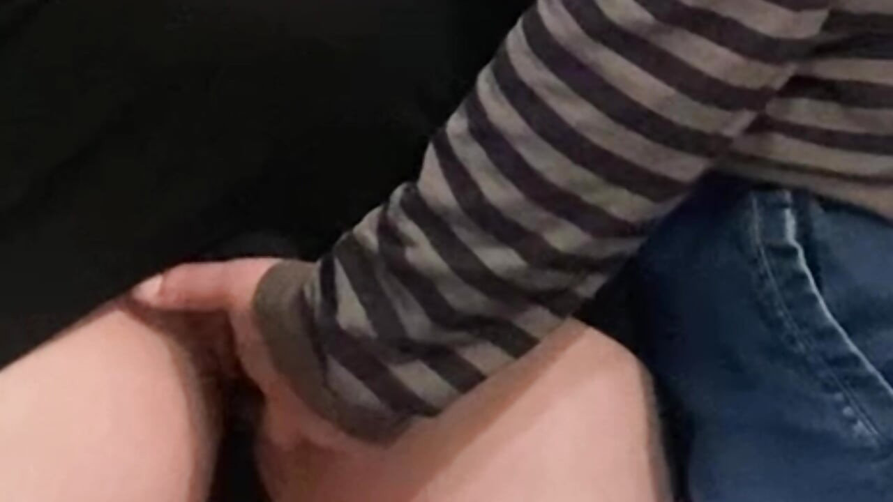 Horny Perv Fingering Girl Under Dress in Public
