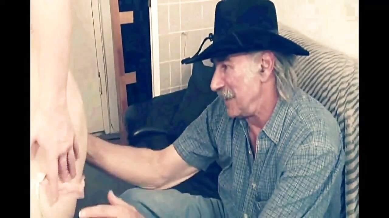 Old Man with Big Dick Fucks Young Whore in Heat