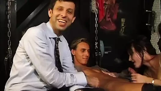 3 Cocks porn video – 3 Cocks to Make This Slut Cum and Then Lots of Cum in Her Mouth