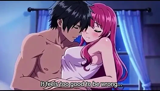 Stepsister come in stepbrother room at midnight 3D Anime