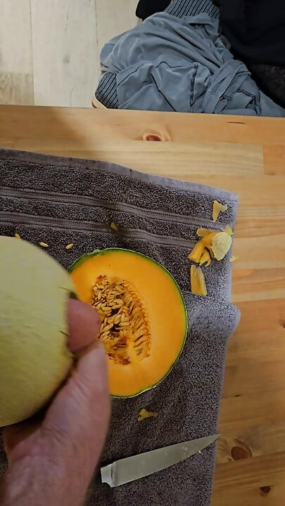 Fucking a melon