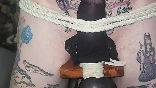 Goode - gadis seksi dengan stoking nilon dan ballbusting