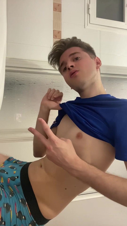 Young boy shows his ass for the first time | Clip 1