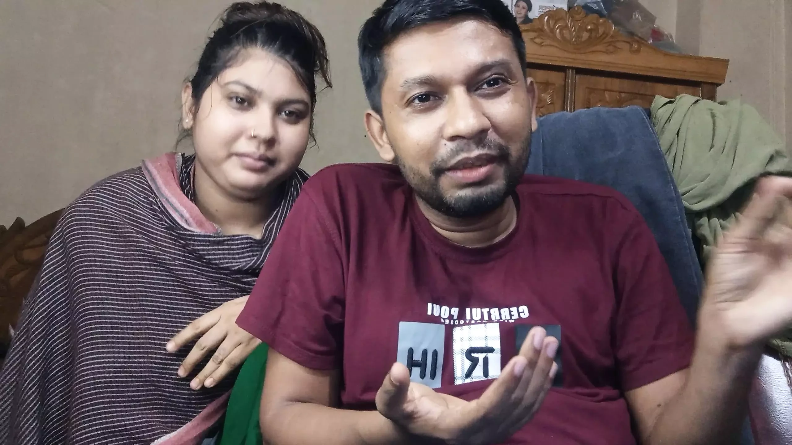 Jaanvi si kakak ipar india terkenal dientot sama temannya di depan suaminya sendiri di kamar hotel