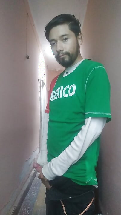 He recorded me with my Mexican national team jersey