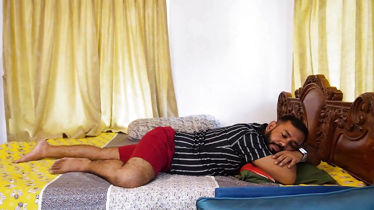 Rohit and Aman Fucked His Step Sister When She Comes Their Room, Hardcore Threesome