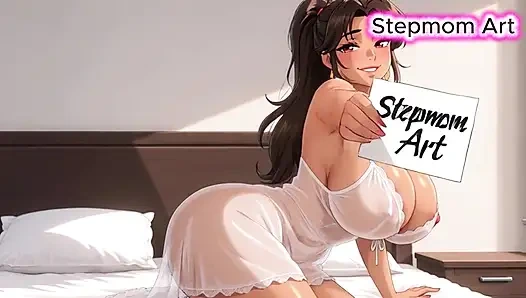 JOI Stepmom Lying in Bed - Come with me 100% You'll cum - Dirty Talk