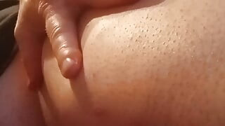 Solo masturbating
