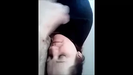 Cuck hubby cleaning wife's face