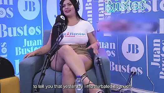 Natural Big Tits MILF Antonella Jones Fucks a BBC in a Hot Podcast