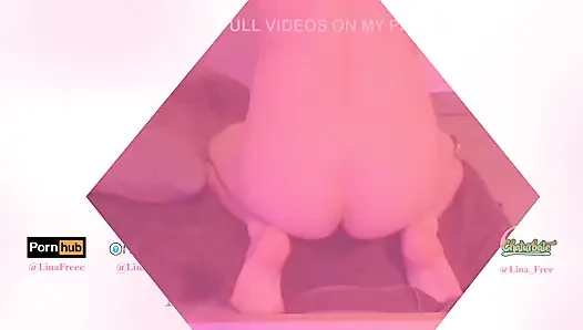 Hands Free Thigh Fuck with Anal Beads