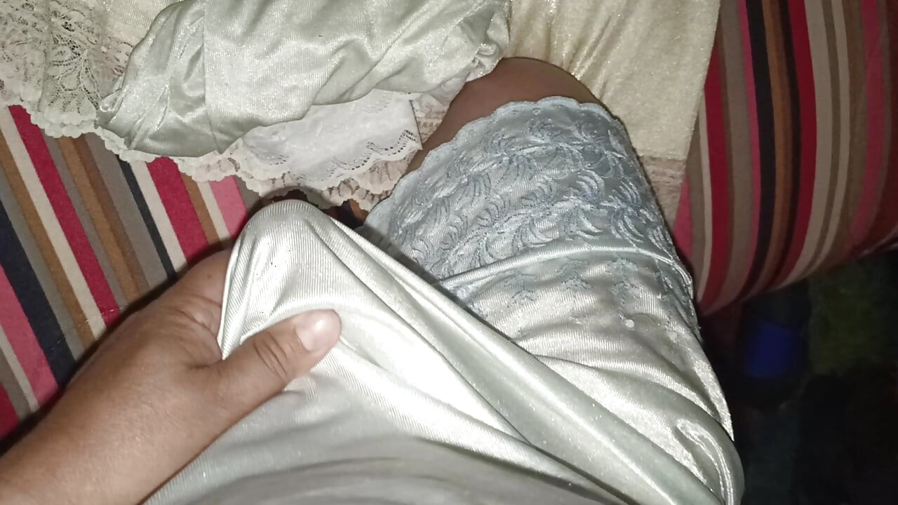 Enjoying my mother-in-law's petticoats