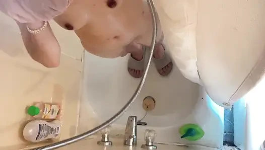 pov hana in shower time