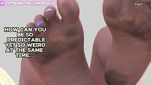 Domina – hentai JOI - verehre emmas perfekte sohlen
