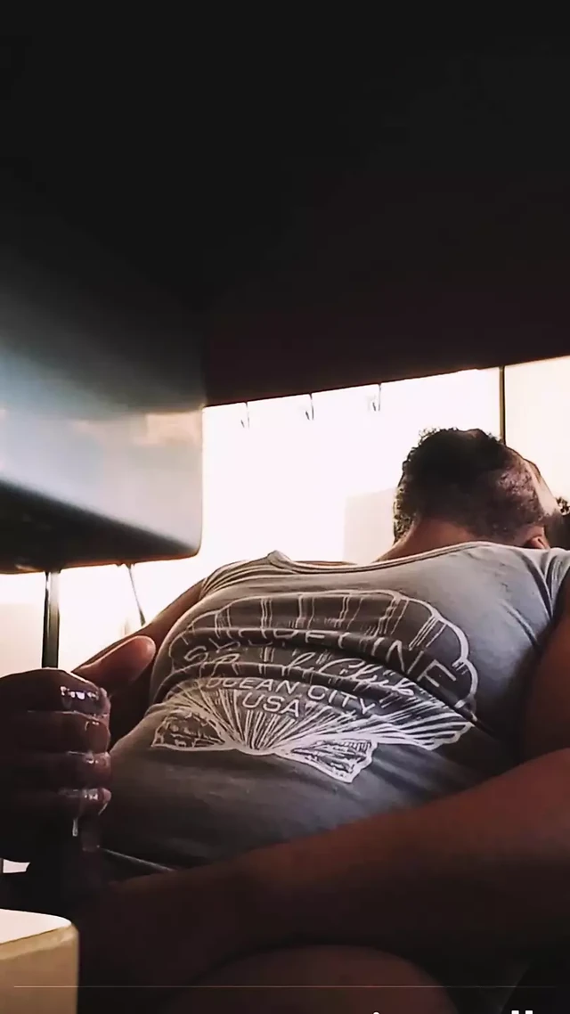 Hot BBC Daddy Strokes Wet Cock and Cums All Over Himself