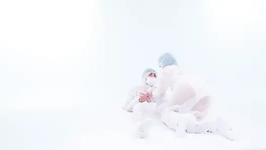 Modelmedia asia - pandemi sırasında koruyucu kıyafet giyerken vahşi seks yapıyor