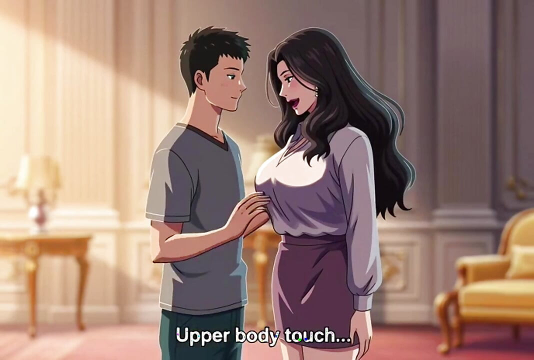 Stepmother teach inexperienced stepson how to fuck