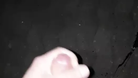 Püskürtme benim cum üzerinde zemin