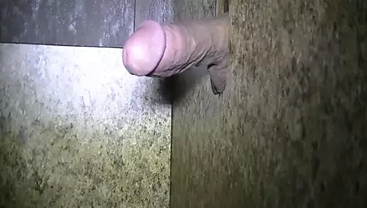 Rather Huge Gloryhole Cock Appears