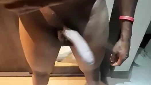 Verga negra hetero leche