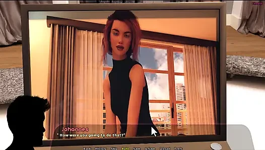 История Haley No5 - Йоханнес пытался играть с киской Хейли